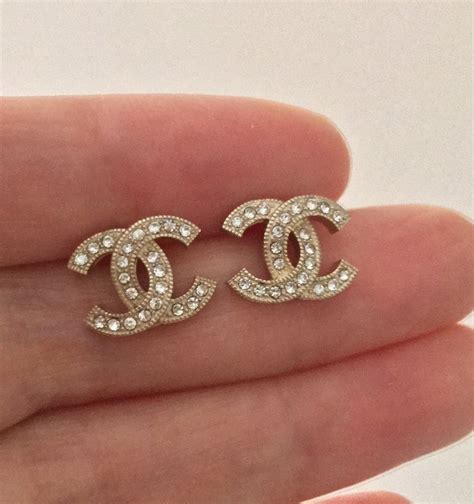 chanel earrings cc new|real chanel cc earrings.